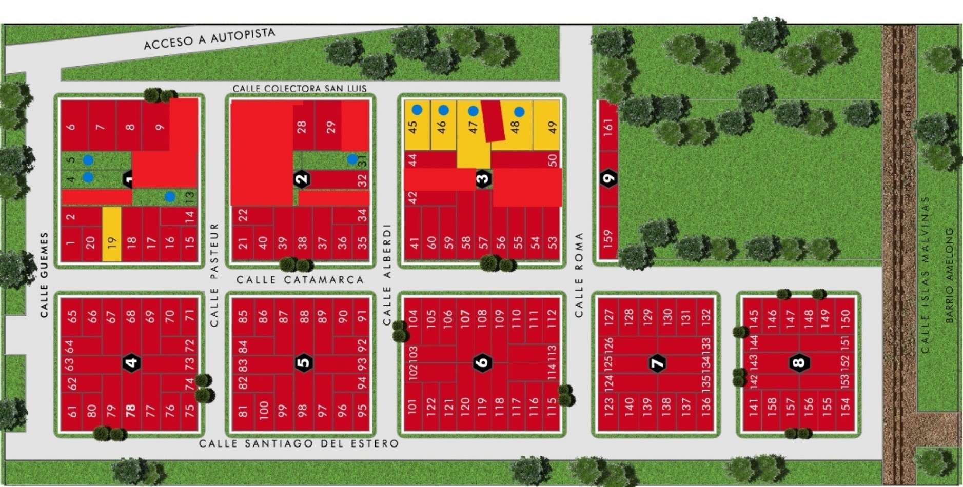 Venta de lotes en Barrio San Jorge