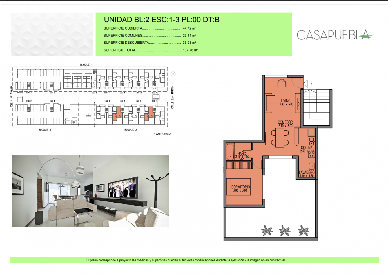 Venta departamentos en Complejo Casa Puebla