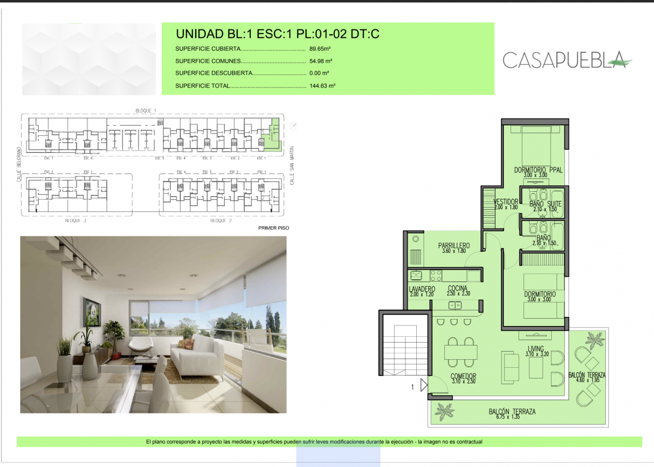 Venta departamentos en Complejo Casa Puebla