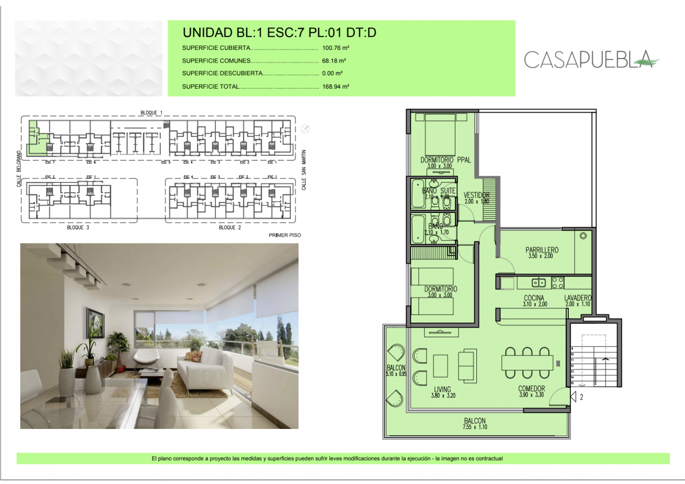 Venta departamentos en Complejo Casa Puebla