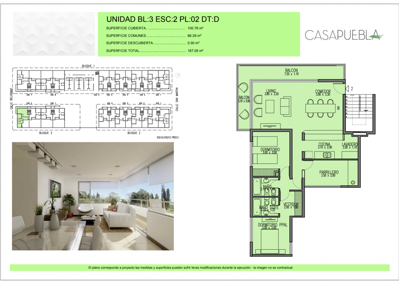 Venta departamentos en Complejo Casa Puebla