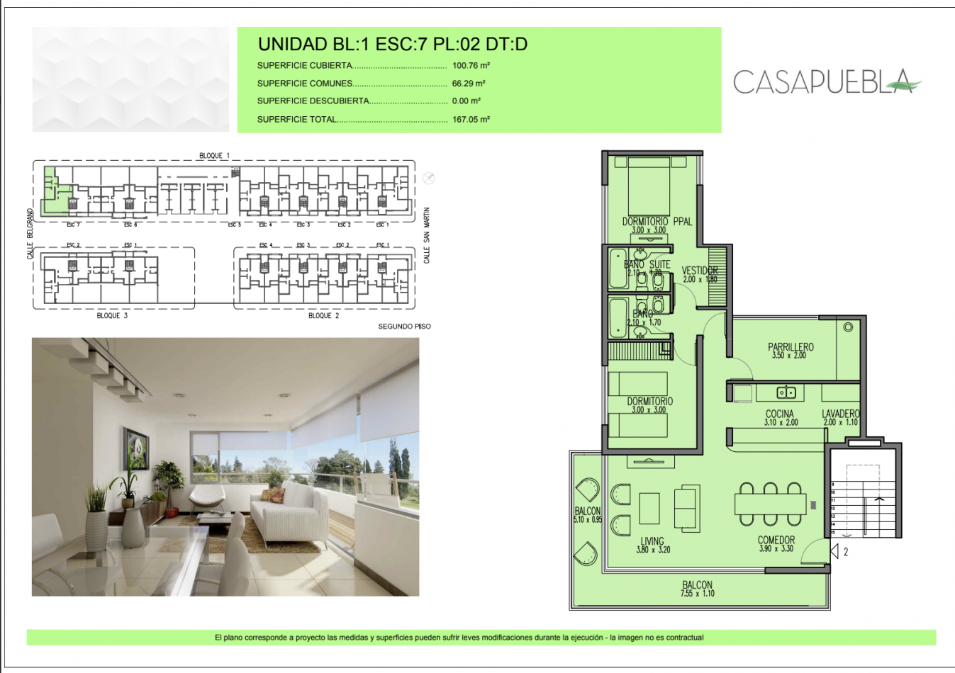 Venta departamentos en Complejo Casa Puebla