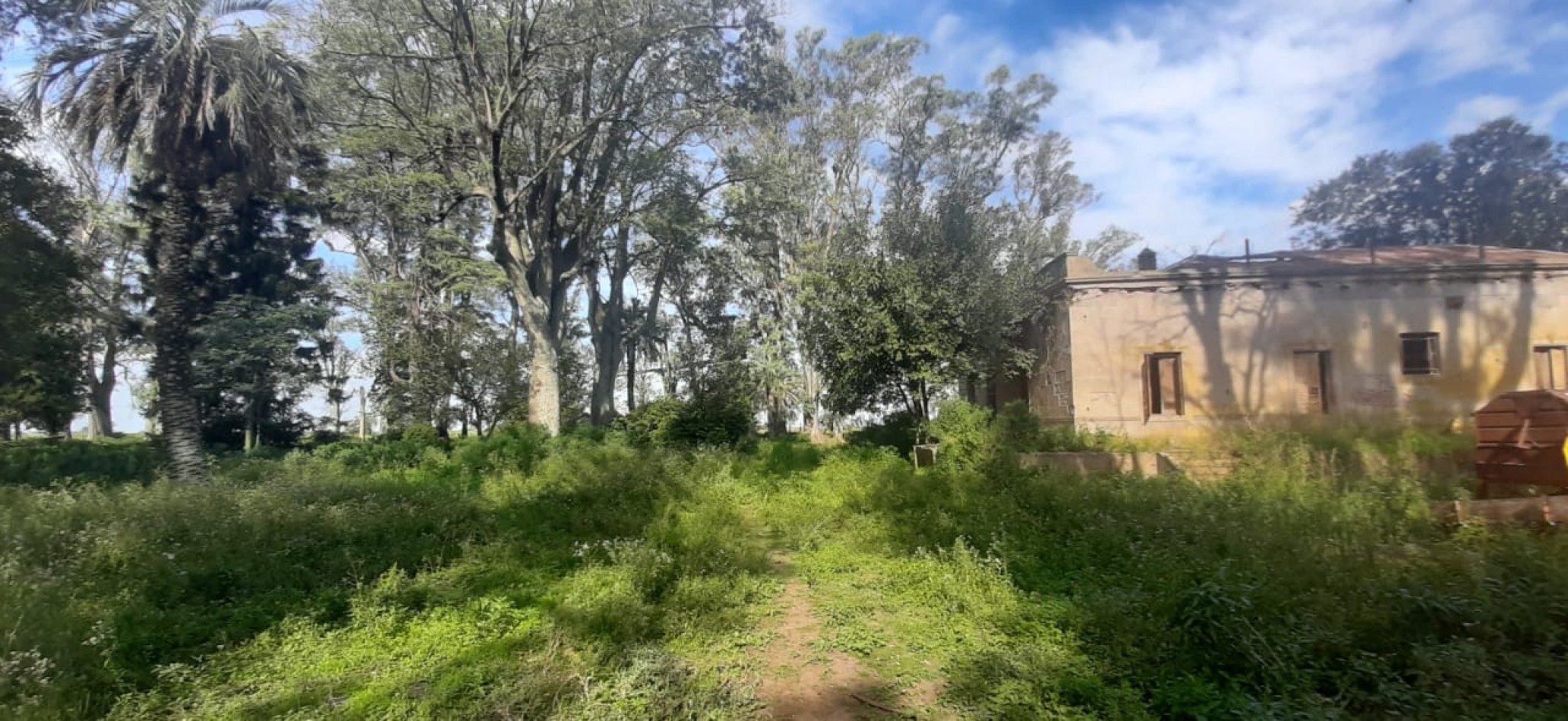 Venta de campo con casco